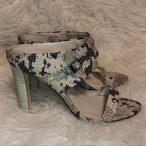 Calvin Klein Snake Heel Sandals